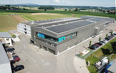 Firmengebäude der zweifel metall ag Amriswil Schweiz