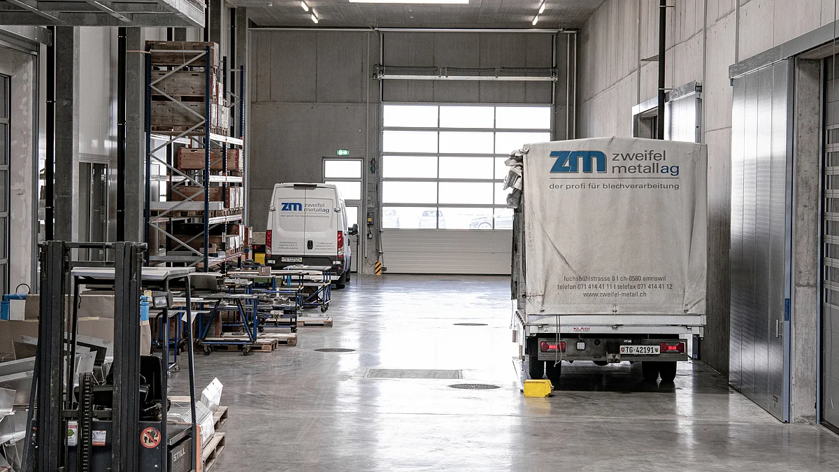 Transporte Material Lieferfahrzeug